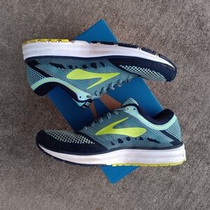 Brooks Revel Mesh Road Running Shoes Blue/Lime 9W/7.5M